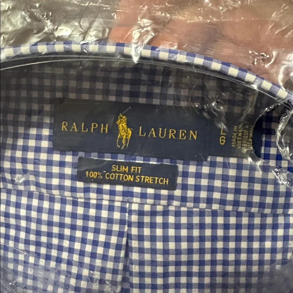 Ralph Lauren Slim fit 100% cotton stretch long sleeves - Picture 9 of 10
